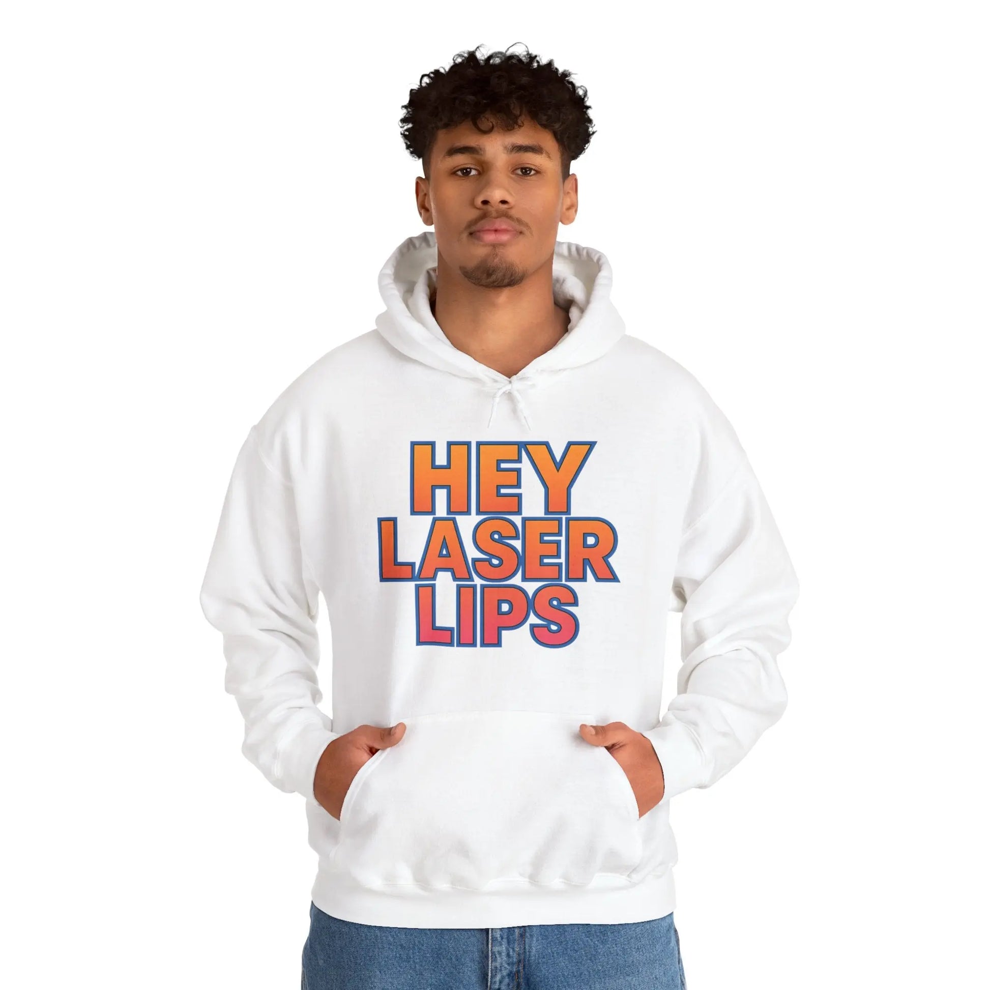Hey Laser Lips Hoodie Printify