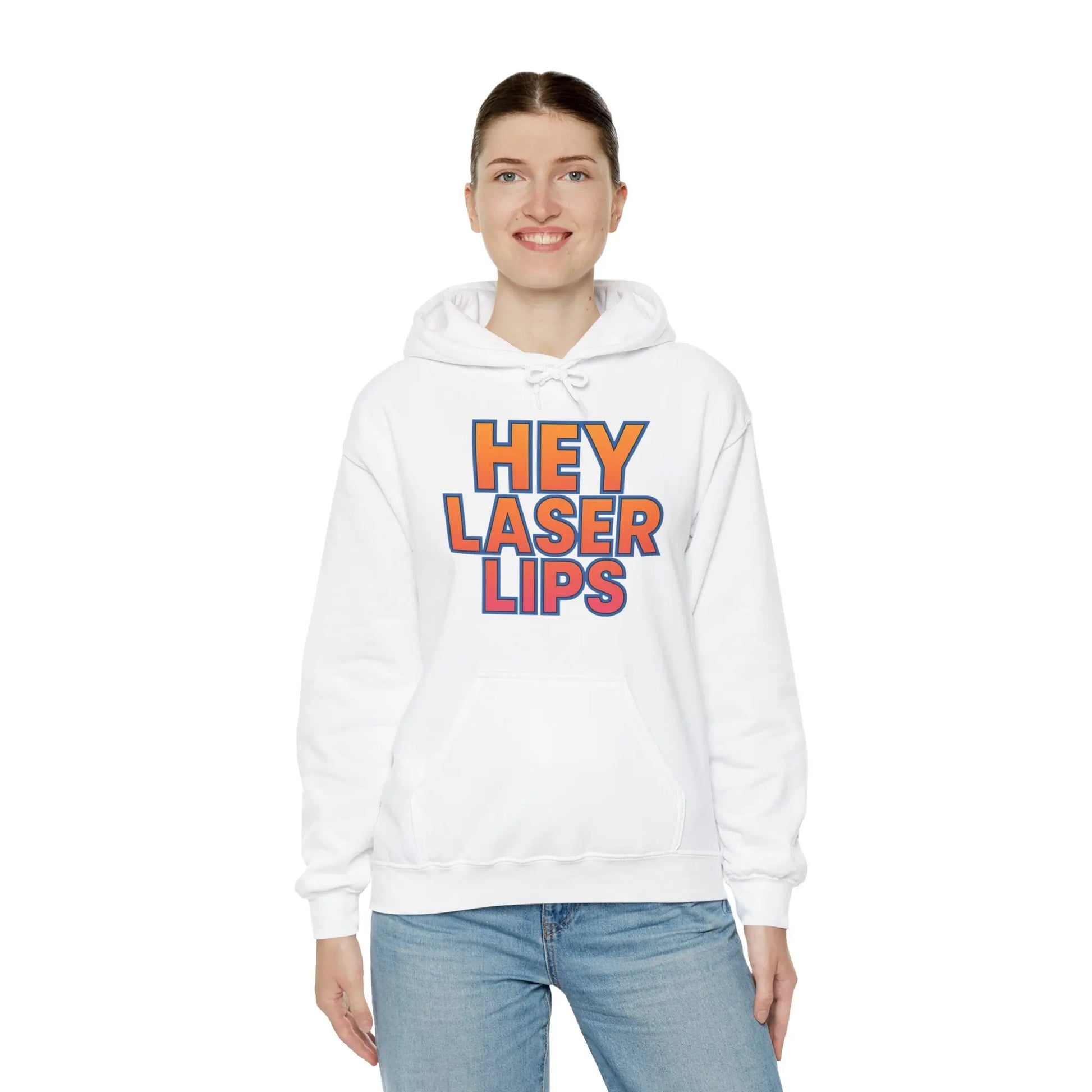 Hey Laser Lips Hoodie Printify