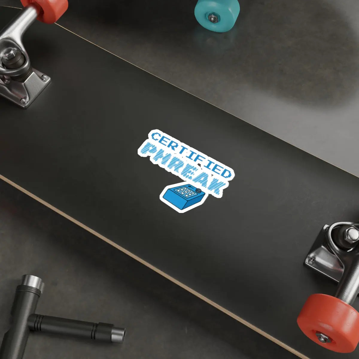 Certified Phreak Die-Cut Sticker Printify