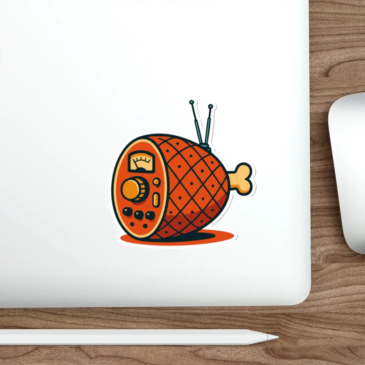 Ham Radio Die-Cut Sticker Printify