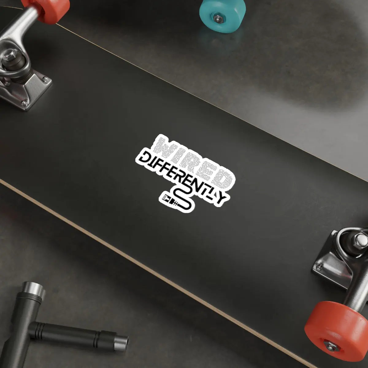 Wired Differently Die-Cut Sticker Printify