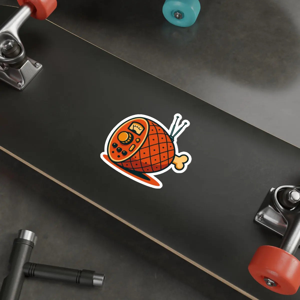 Ham Radio Die-Cut Sticker Printify