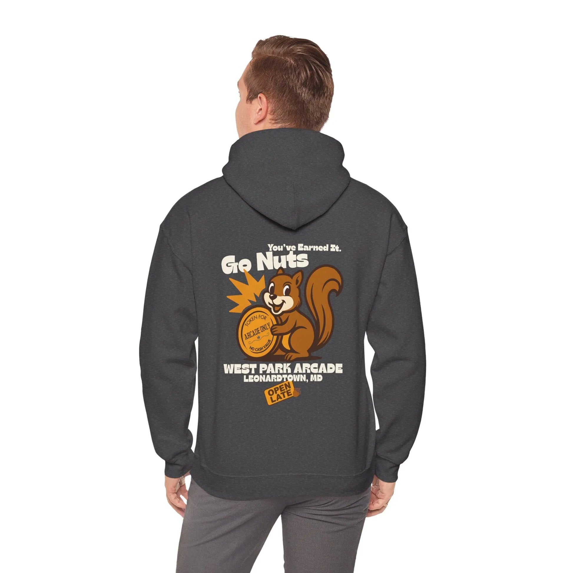 Go Nuts Arcade Hoodie Printify