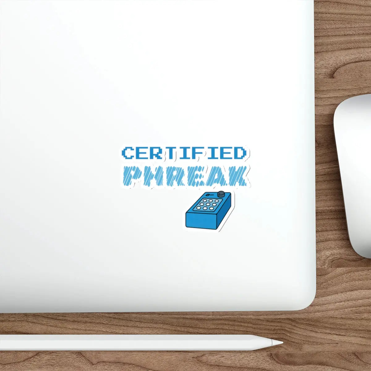 Certified Phreak Die-Cut Sticker Printify