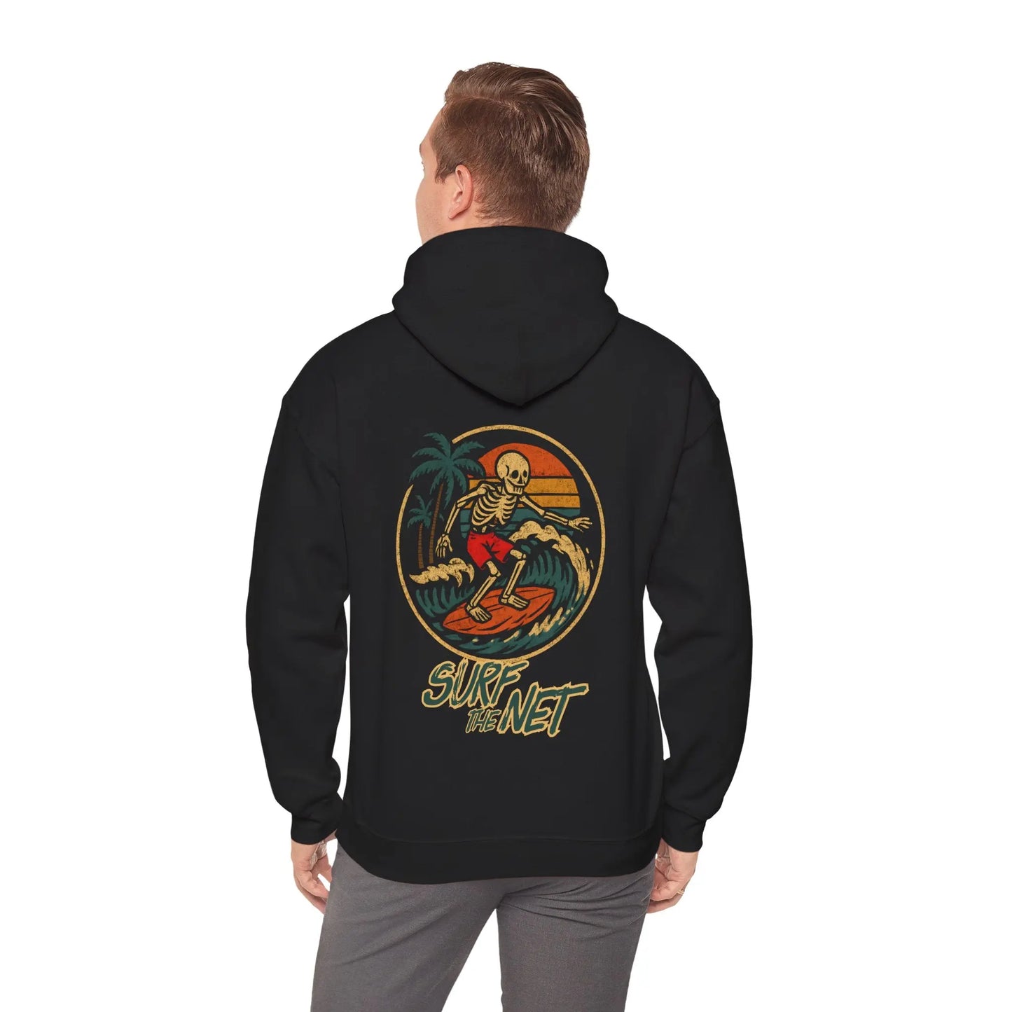 Surf the Net Hoodie Printify