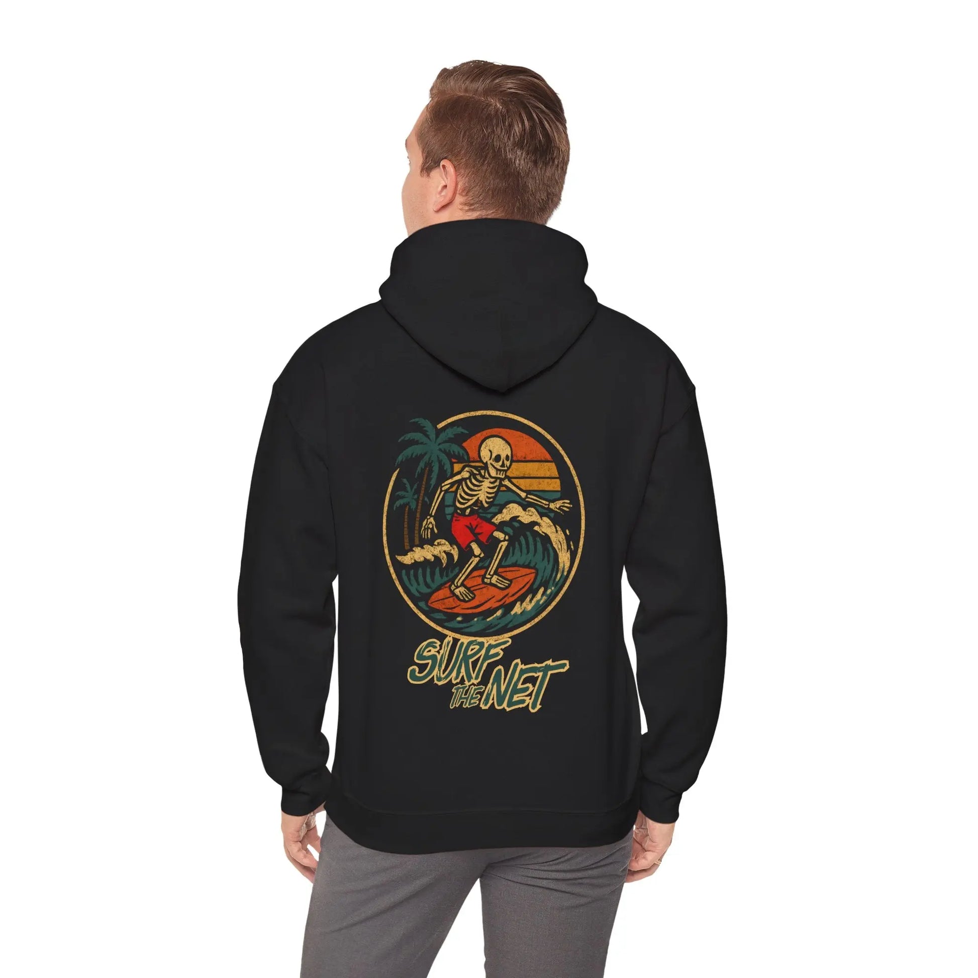 Surf the Net Hoodie Printify