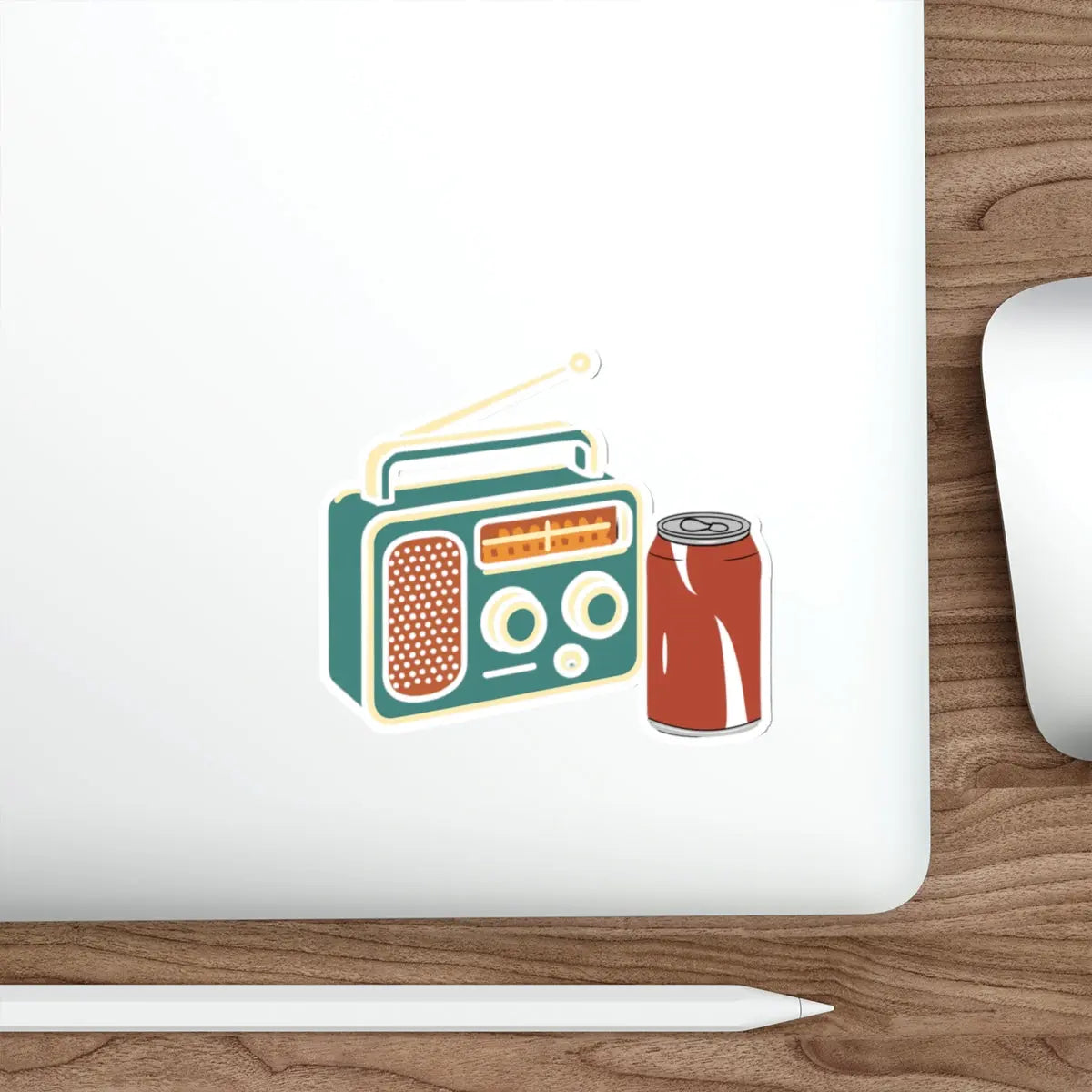 Lunch Break Die-Cut Sticker Printify