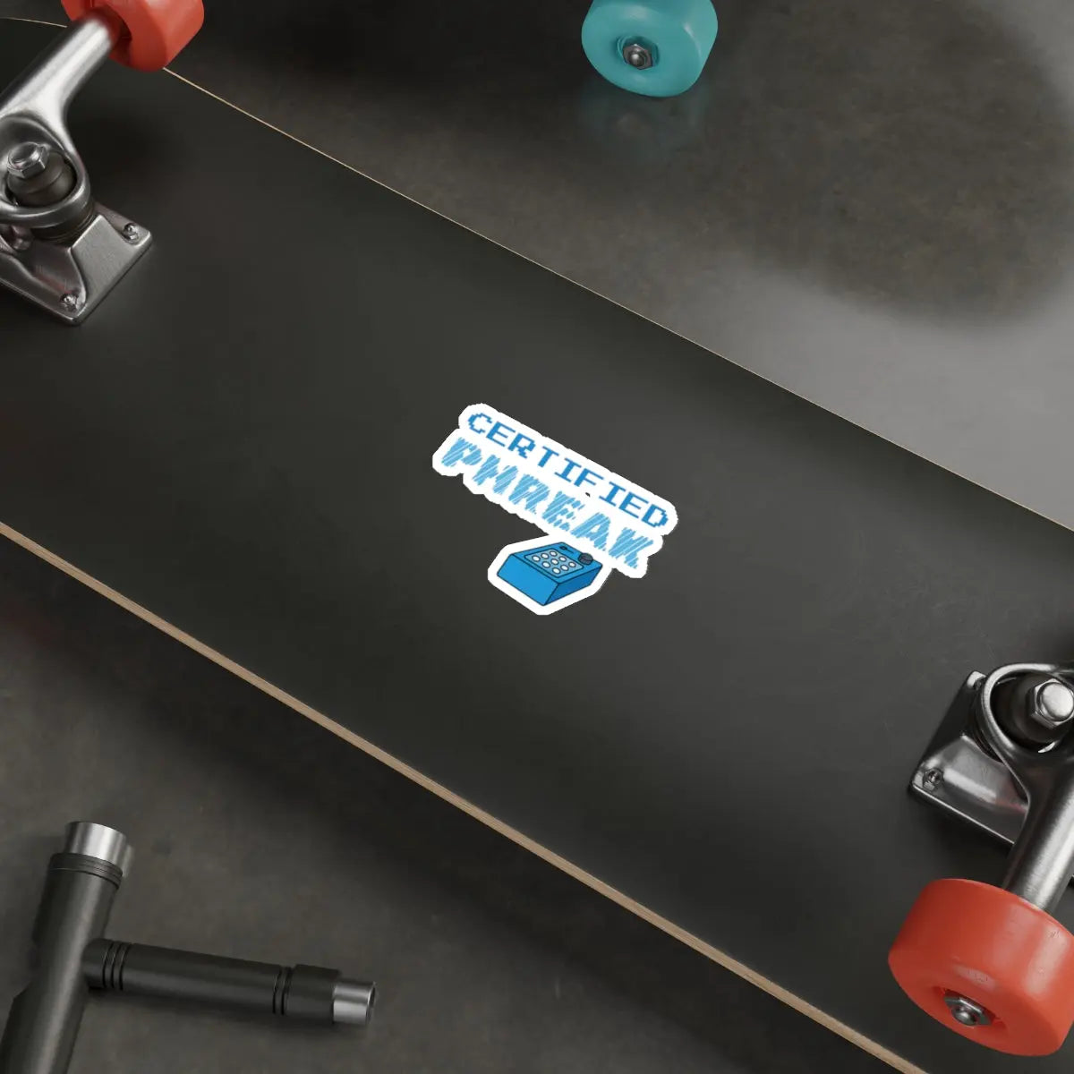Certified Phreak Die-Cut Sticker Printify
