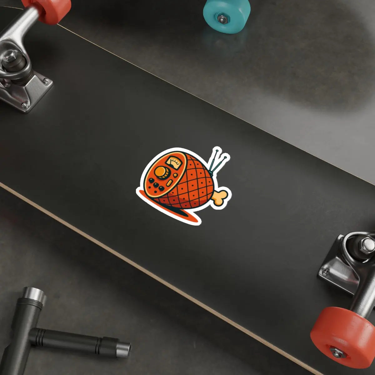Ham Radio Die-Cut Sticker Printify