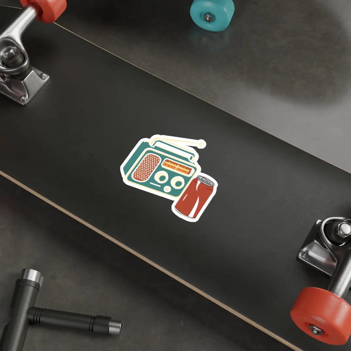 Lunch Break Die-Cut Sticker Printify