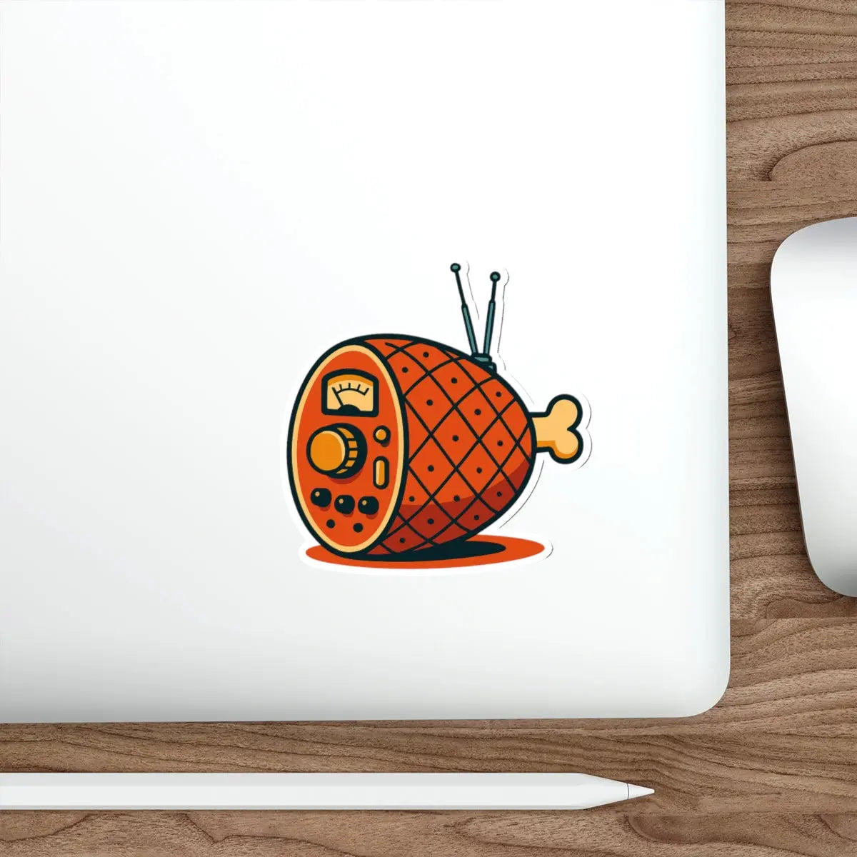 Ham Radio Die-Cut Sticker Printify