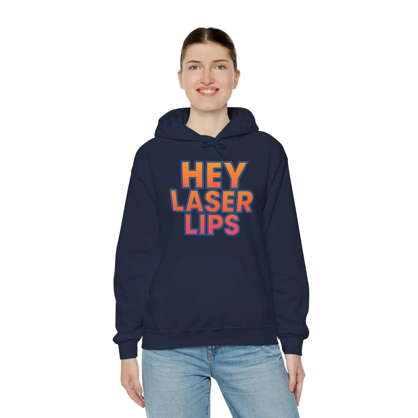 Hey Laser Lips Hoodie Printify