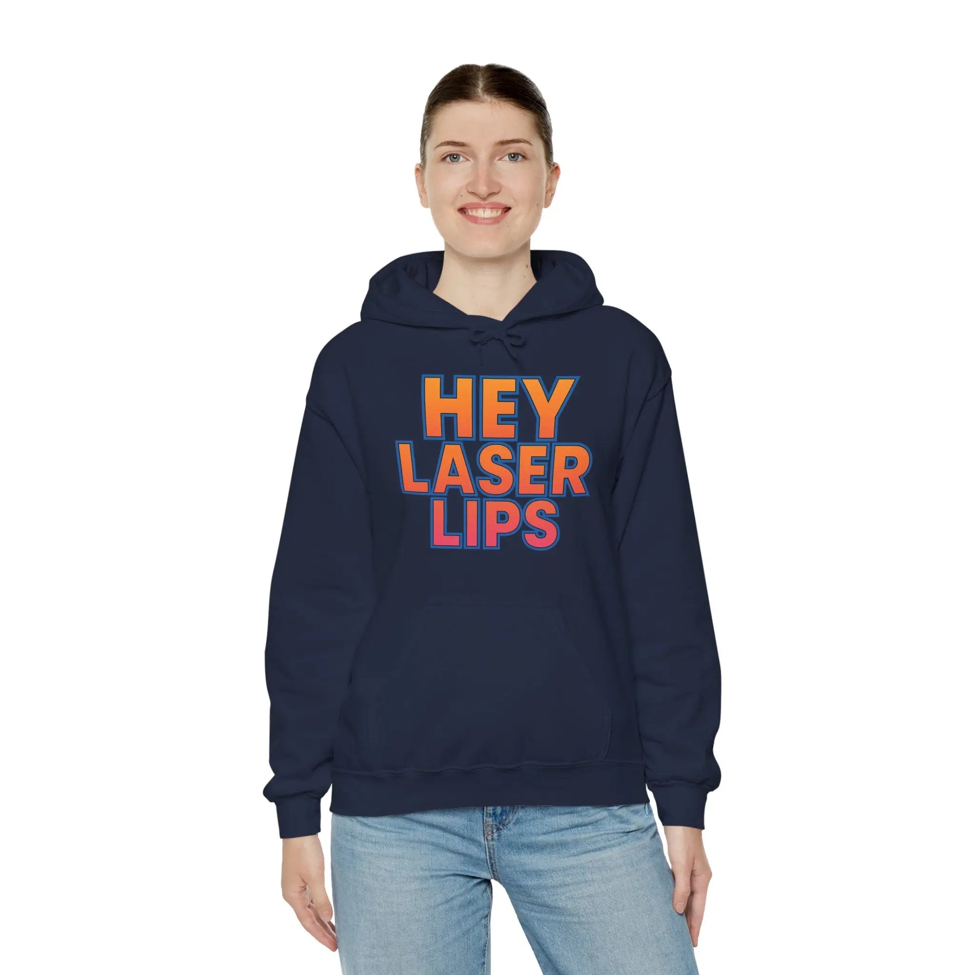 Hey Laser Lips Hoodie Printify