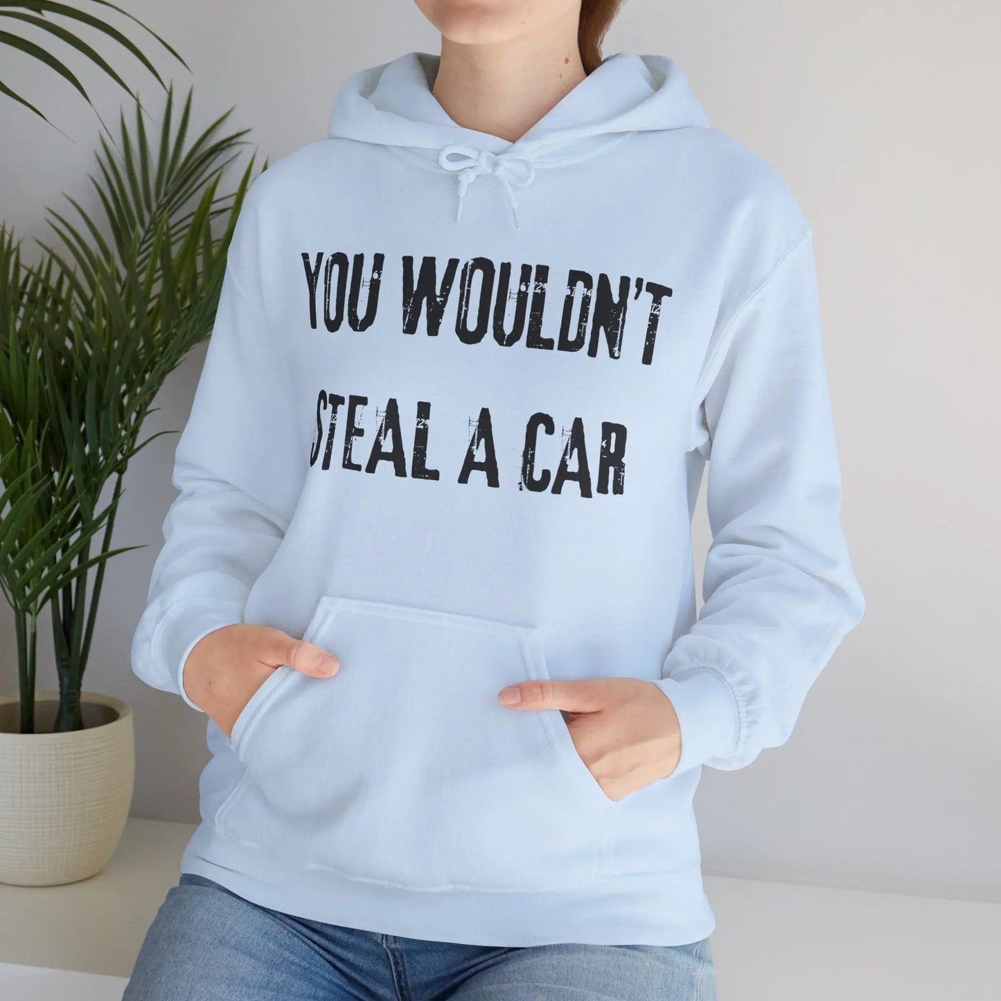 You Wouldn't Steal a Car Hoodie Printify