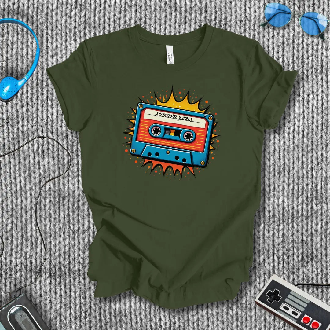 Summer Jams Cassette T-Shirt Bella+Canvas