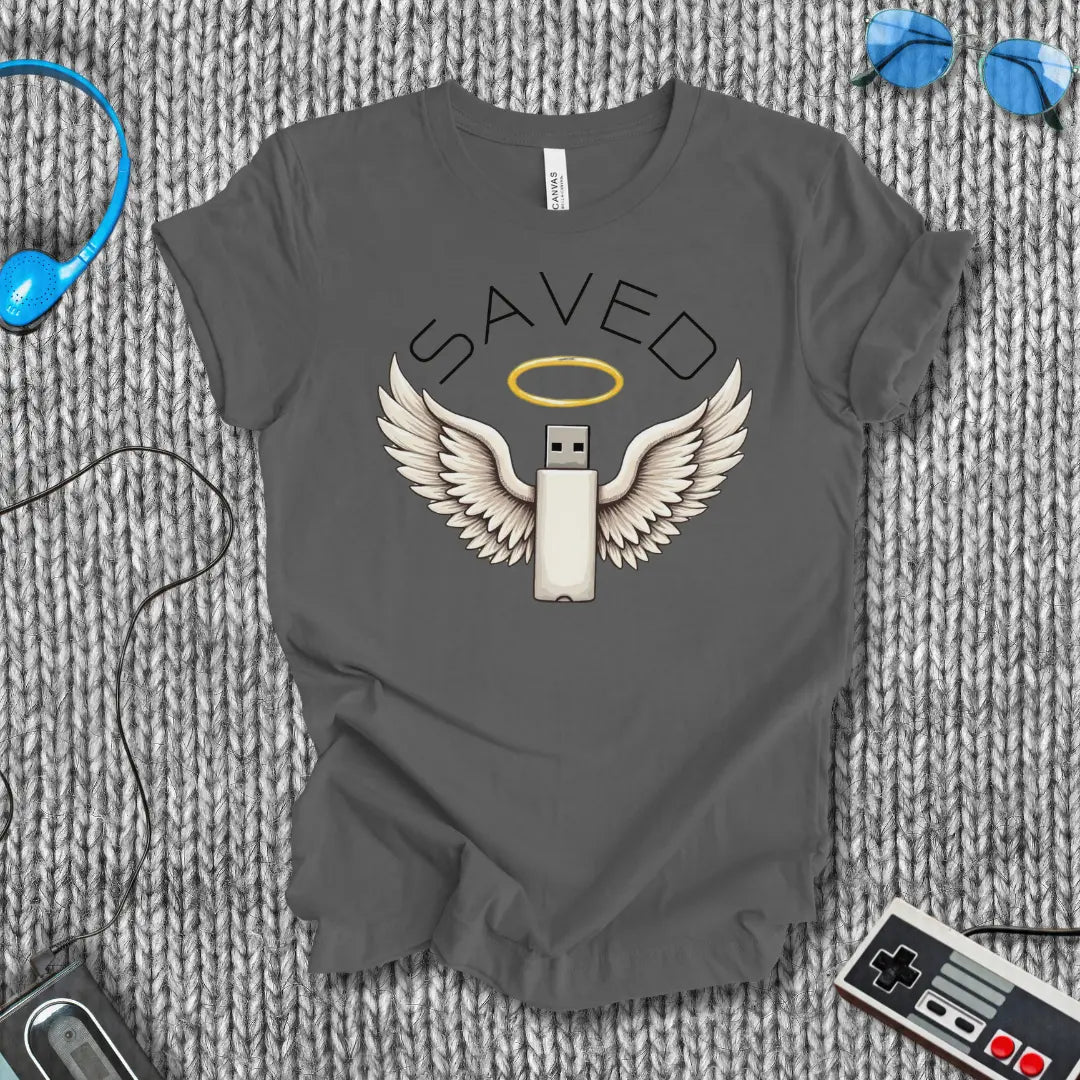 Saved (USB) T-Shirt Bella+Canvas
