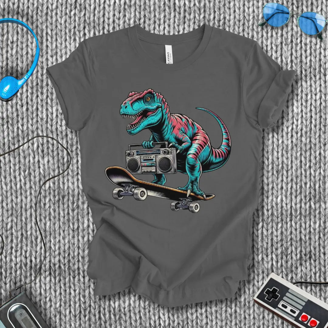 Skater T-Rex Boombox T-Shirt Bella+Canvas