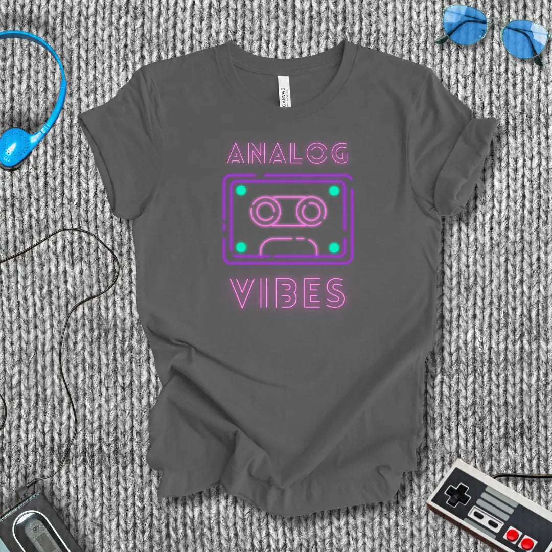 Analog Vibes T-Shirt Bella+Canvas