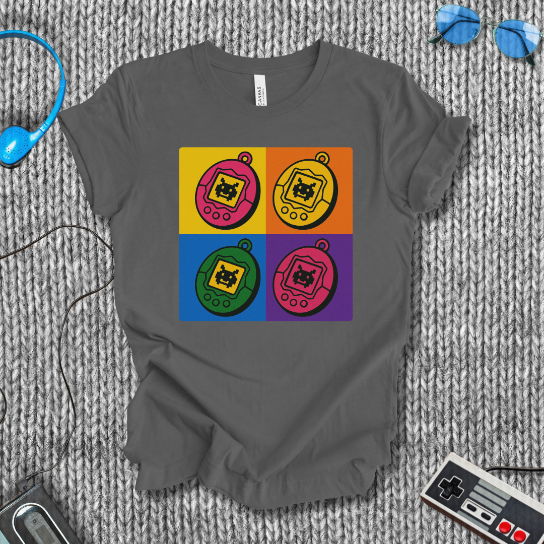 Retro Pixel Pet Pop Art T-shirt