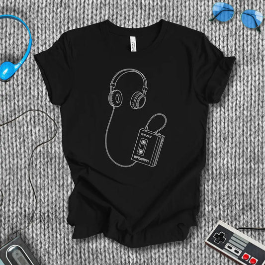 Walkman Ghost T-Shirt Bella+Canvas