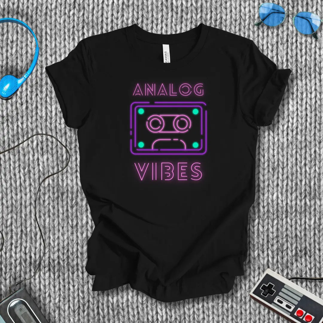 Analog Vibes T-Shirt Bella+Canvas