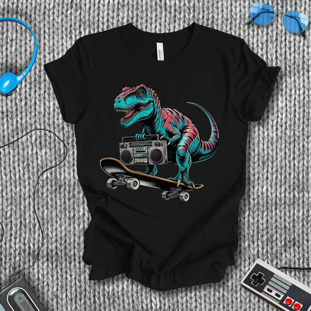 Skater T-Rex Boombox T-Shirt Bella+Canvas
