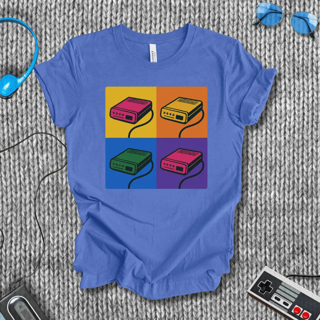 Retro Dial-Up Pop Art T-shirt