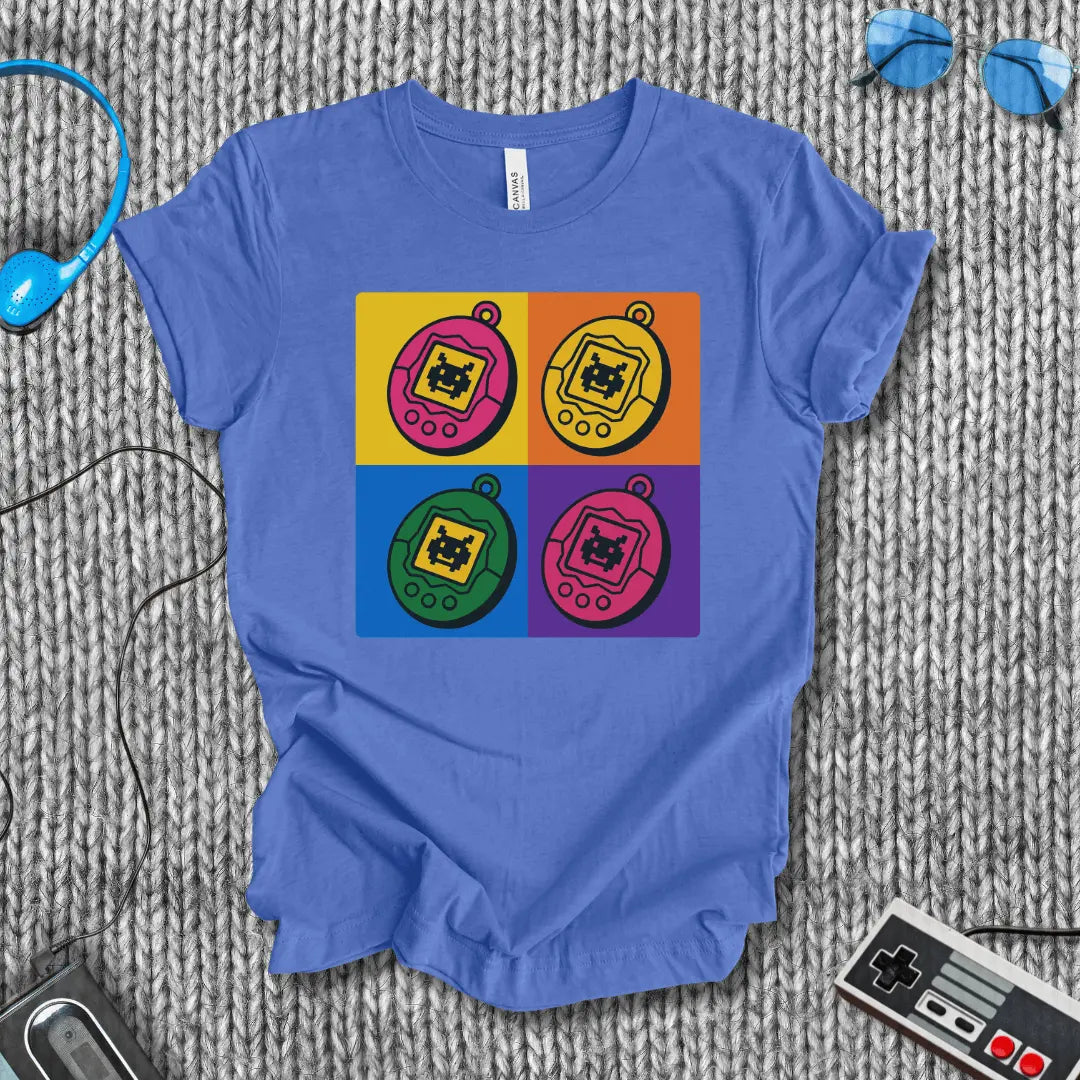 Retro Pixel Pet Pop Art T-shirt