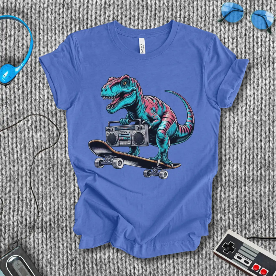 Skater T-Rex Boombox T-Shirt Bella+Canvas