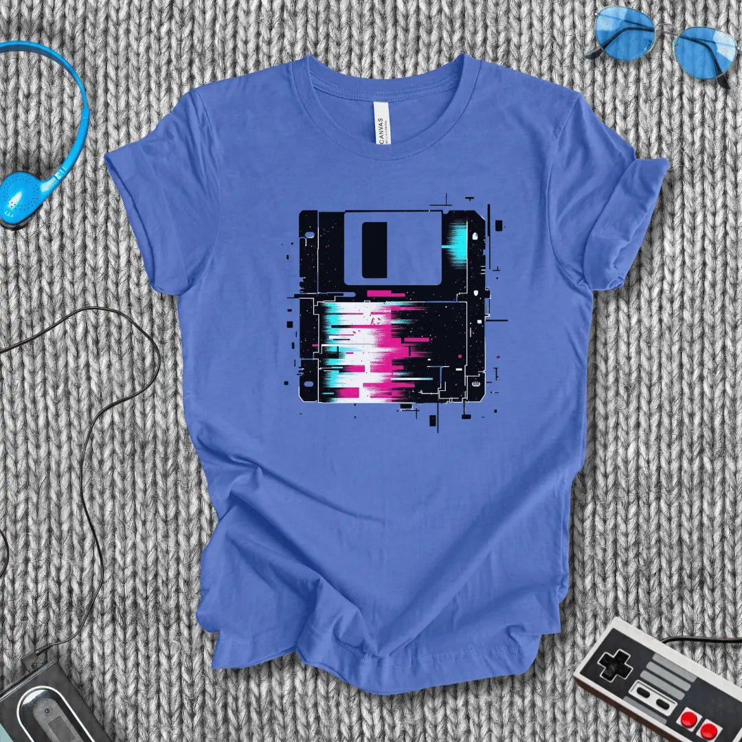 Glitch Disk T-Shirt Bella+Canvas