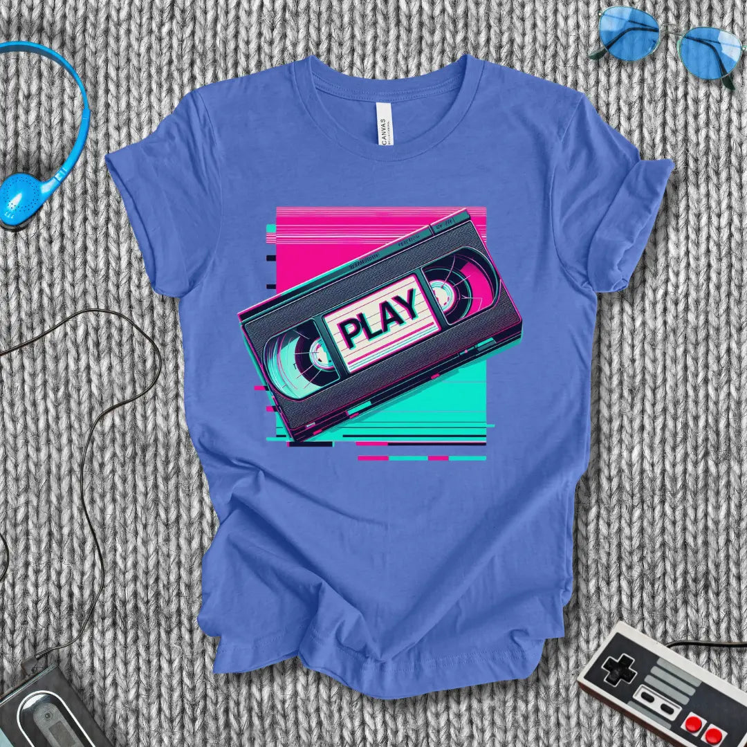 Play (VHS) T-Shirt Bella+Canvas