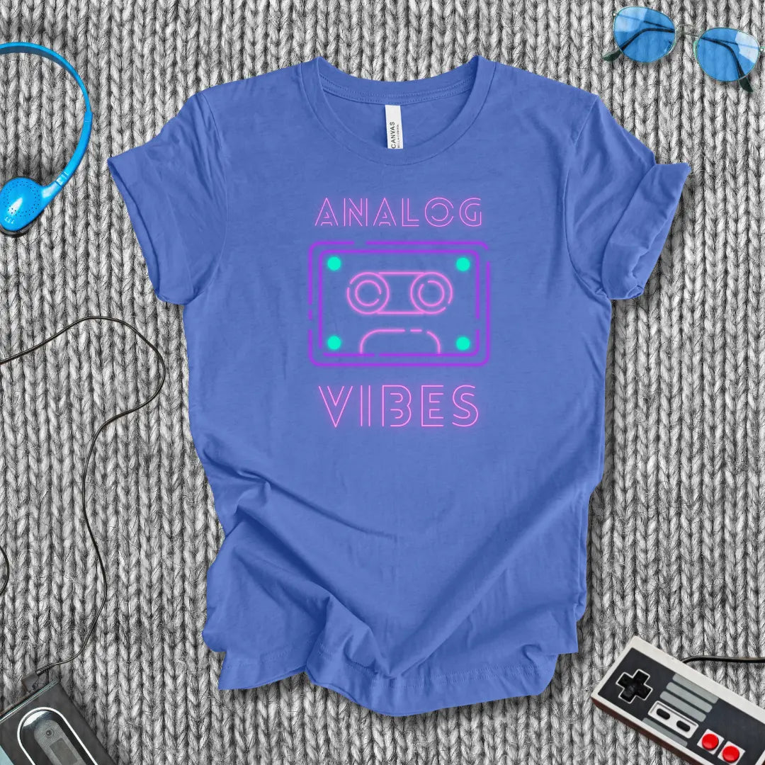 Analog Vibes T-Shirt Bella+Canvas