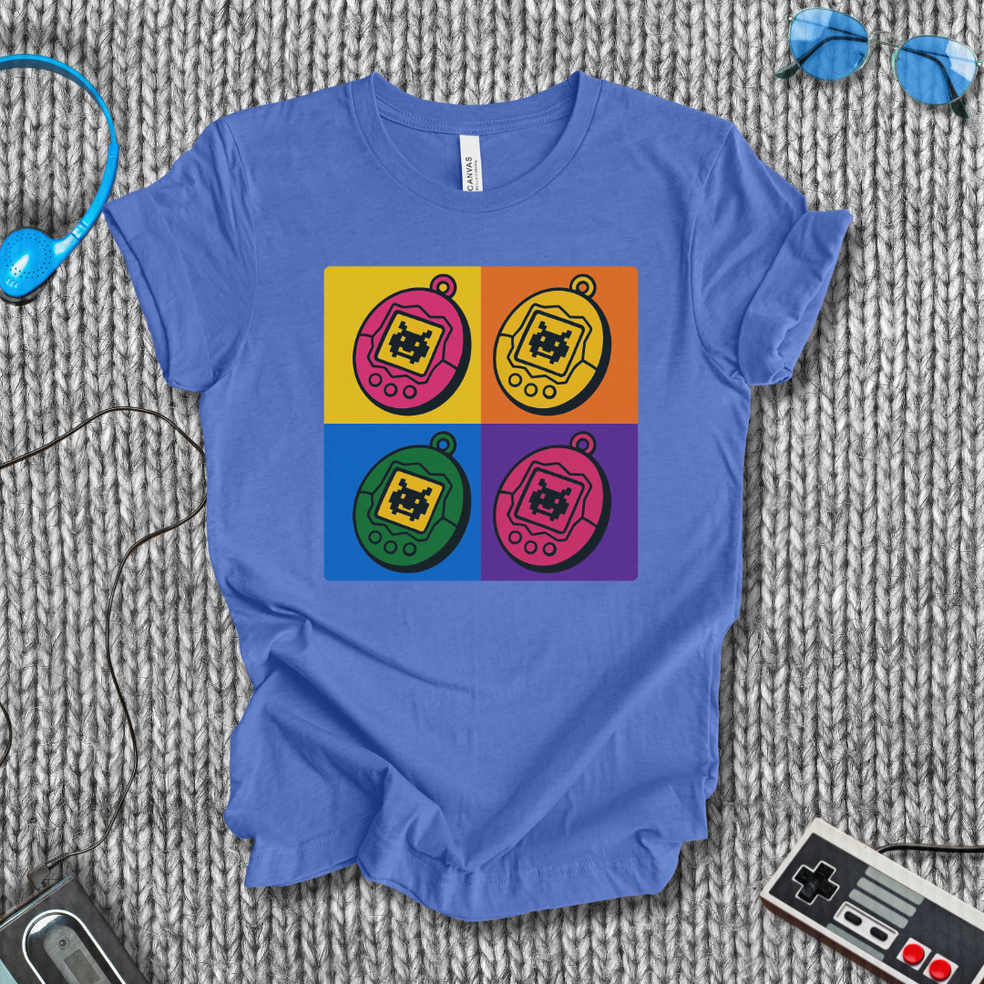 Retro Pixel Pet Pop Art T-shirt