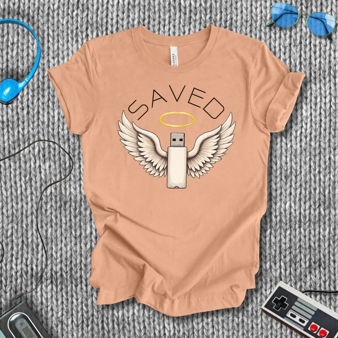 Saved (USB) T-Shirt Bella+Canvas