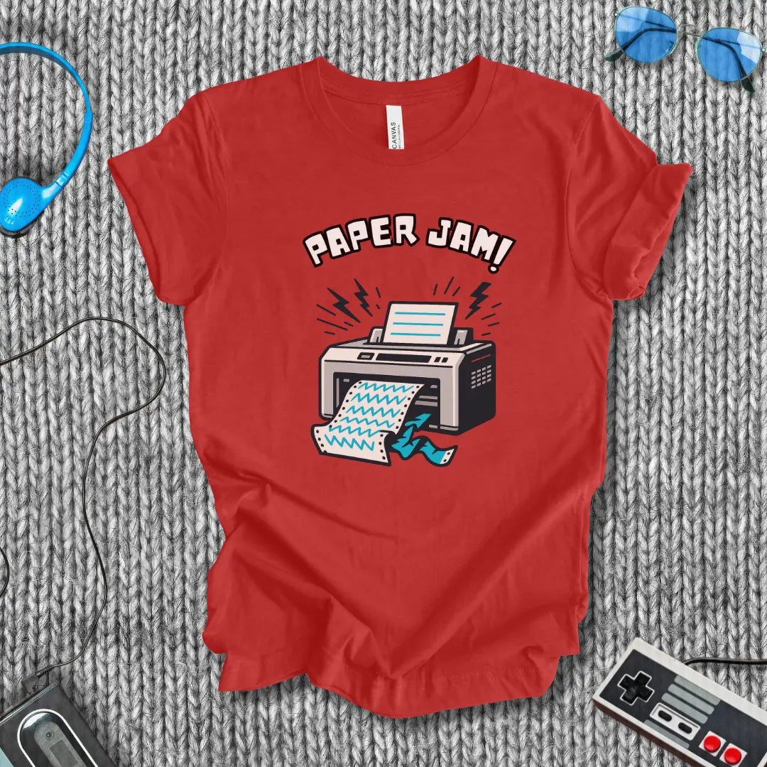 Paper Jam! T-Shirt Bella+Canvas