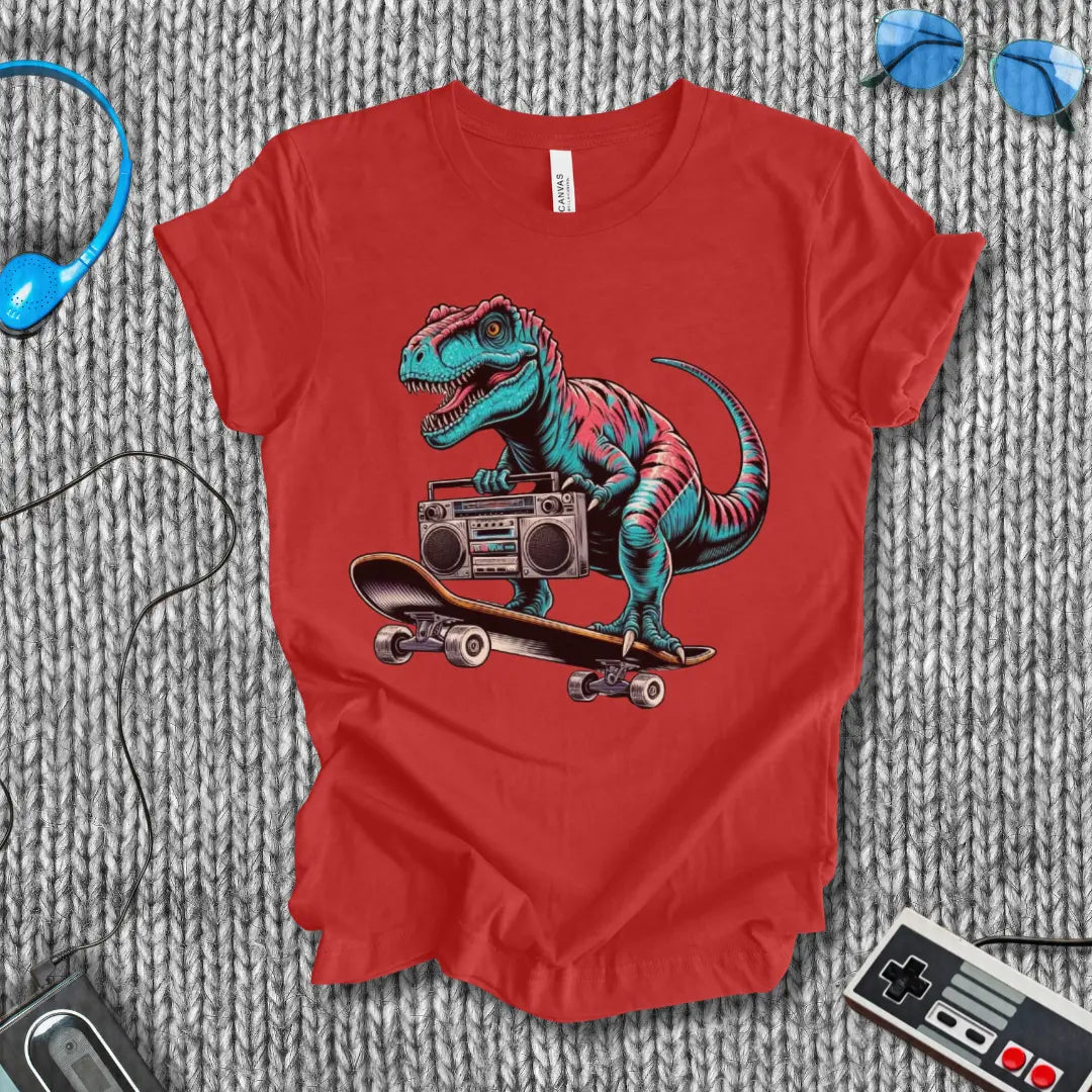Skater T-Rex Boombox T-Shirt Bella+Canvas