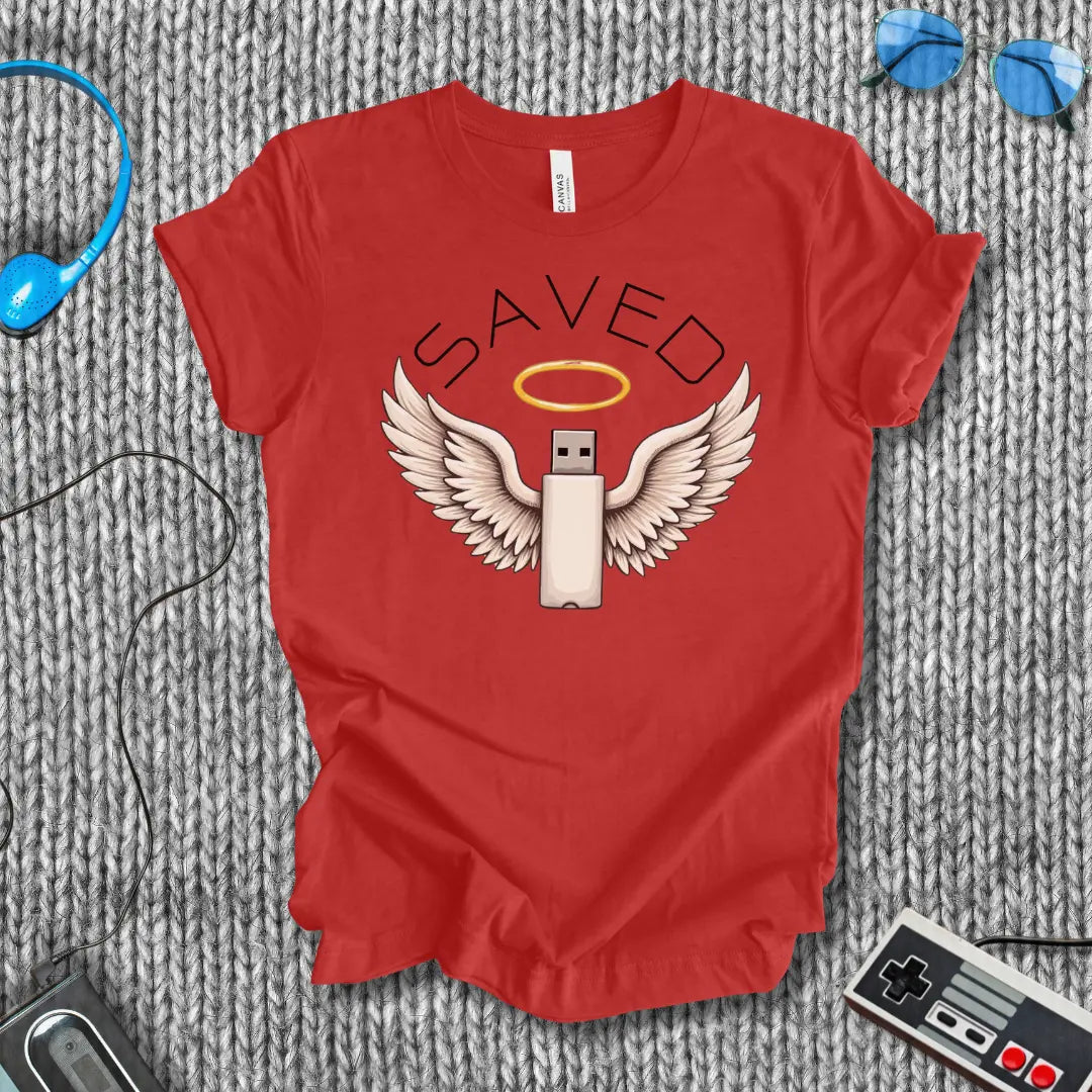 Saved (USB) T-Shirt Bella+Canvas