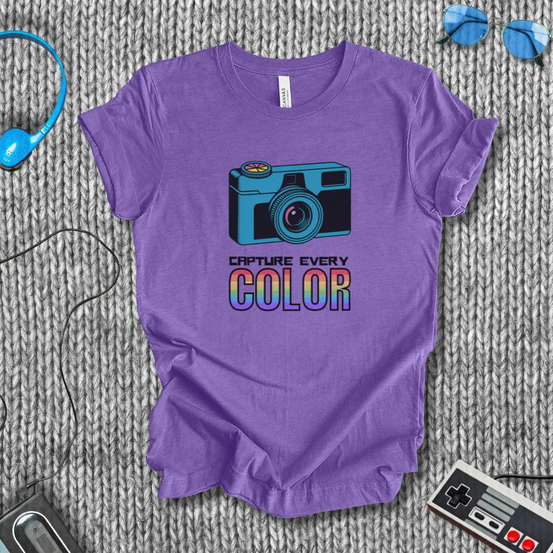 Capture Every Color T-Shirt Bella+Canvas