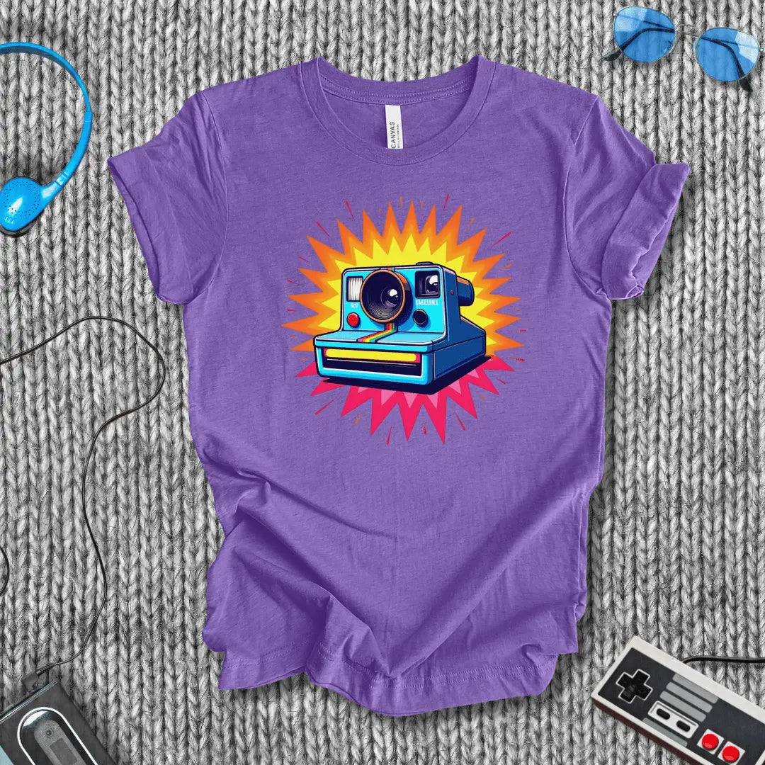 Camera Flash T-Shirt Bella+Canvas
