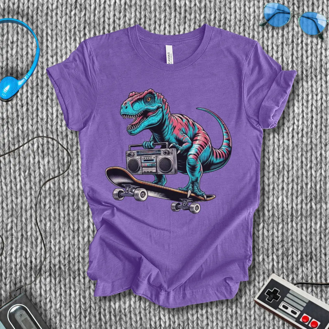 Skater T-Rex Boombox T-Shirt Bella+Canvas