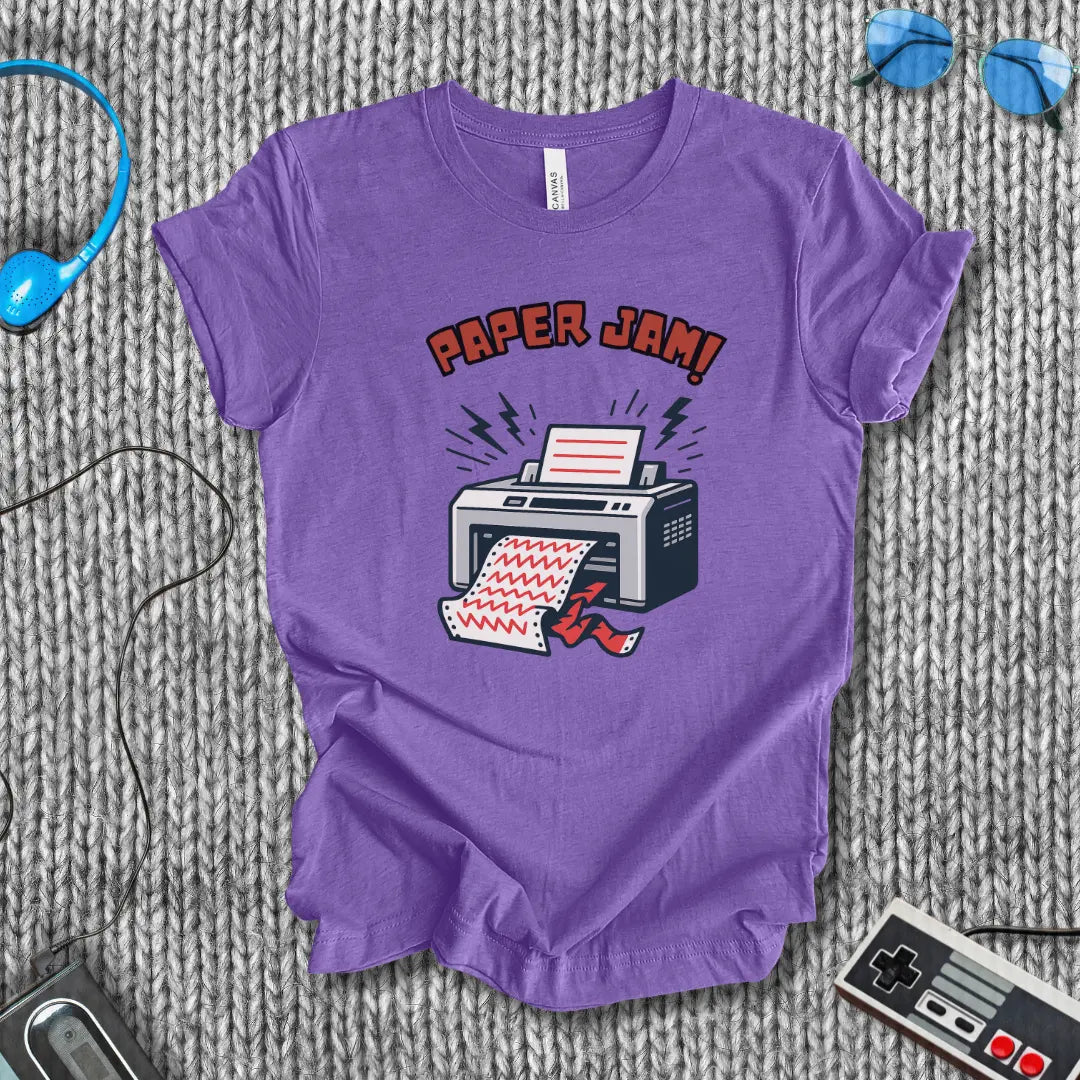 Paper Jam! T-Shirt Bella+Canvas