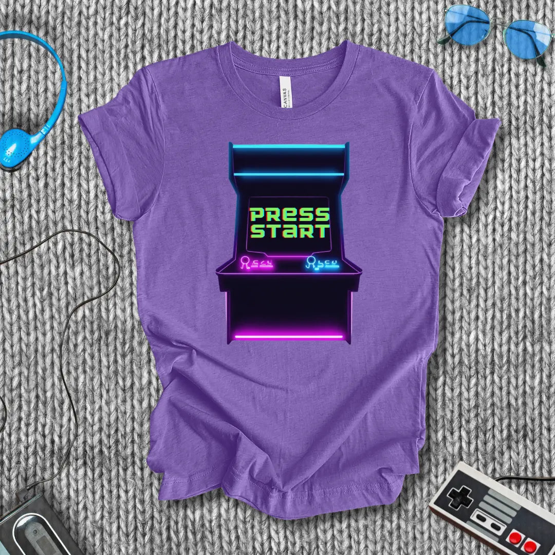 Press Start T-Shirt Bella+Canvas