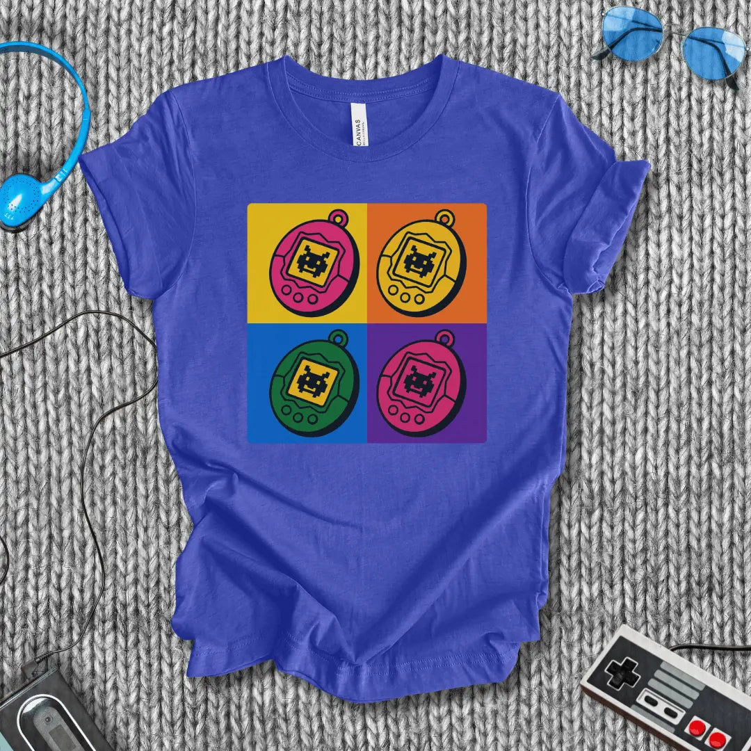 Retro Pixel Pet Pop Art T-shirt