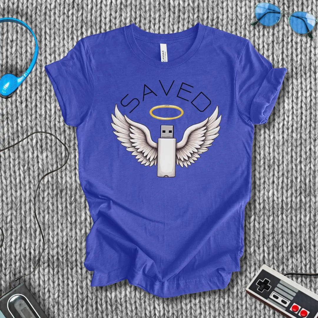Saved (USB) T-Shirt Bella+Canvas