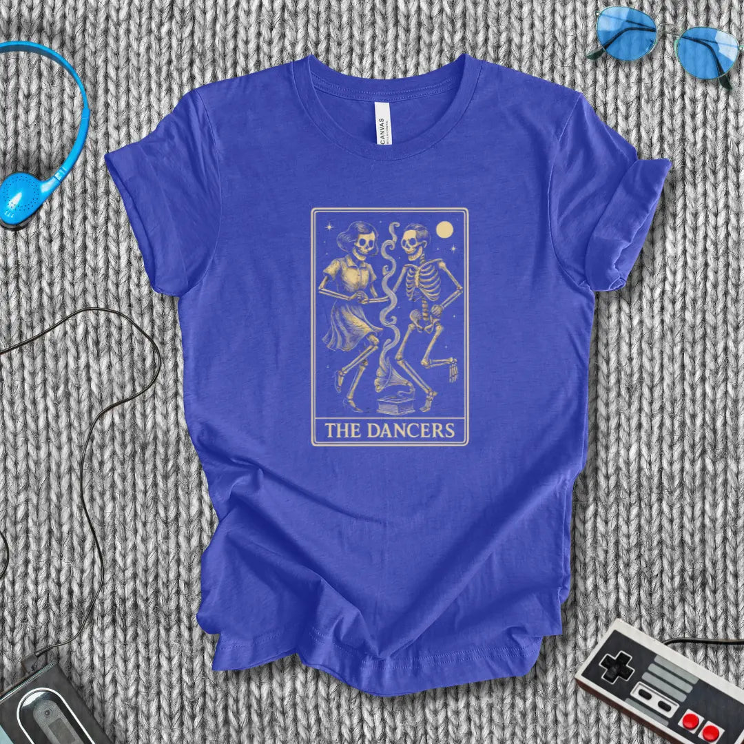 Tarot: The Dancers – Skeleton Tarot Tee Bella+Canvas