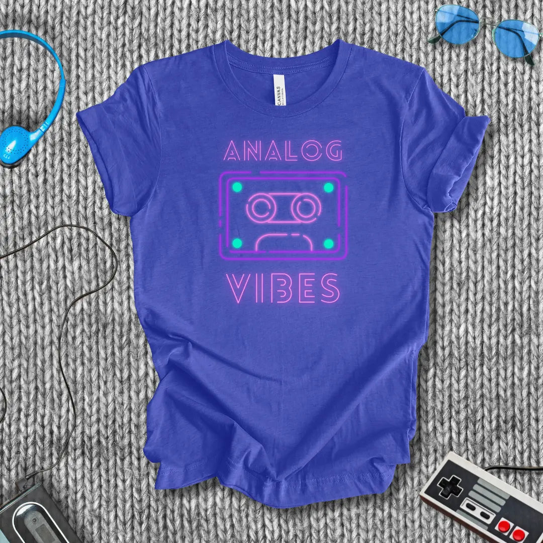 Analog Vibes T-Shirt Bella+Canvas