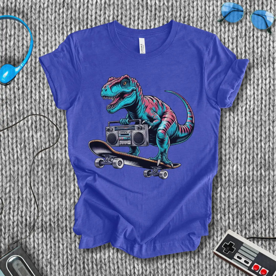 Skater T-Rex Boombox T-Shirt Bella+Canvas