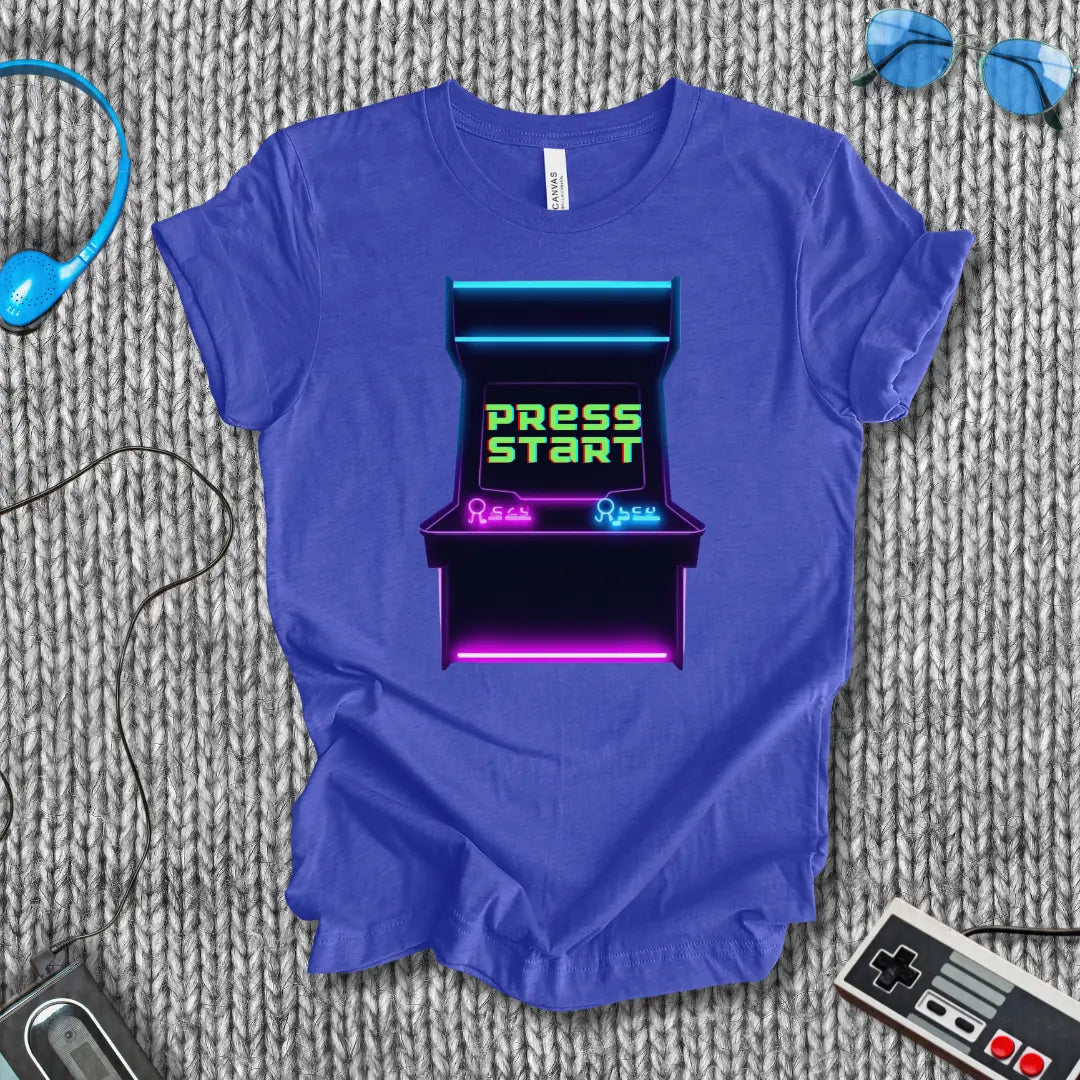 Press Start T-Shirt Bella+Canvas