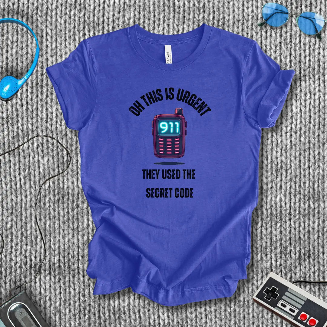 Secret Code Pager T-Shirt Bella+Canvas