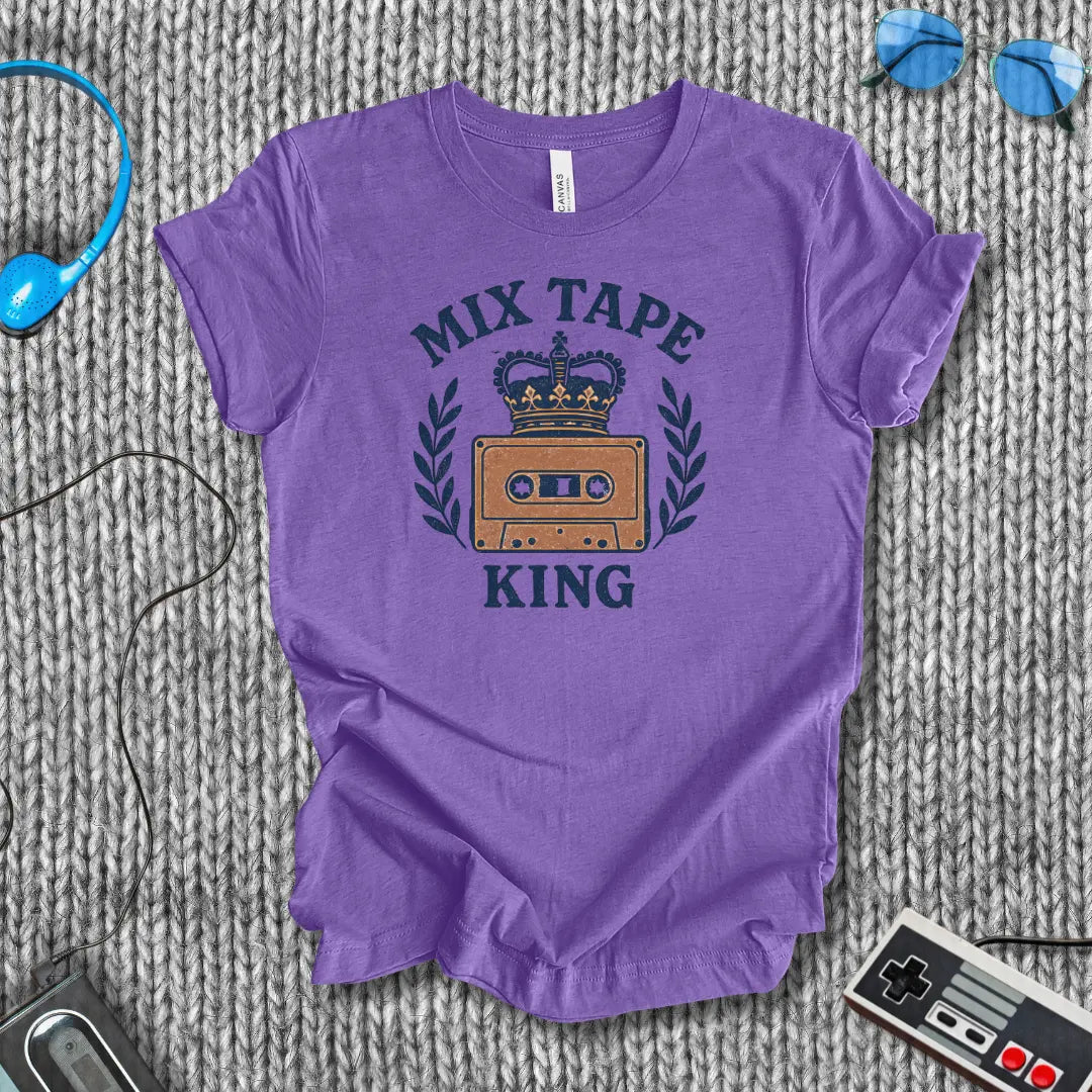 Mix Tape King T-Shirt Bella+Canvas